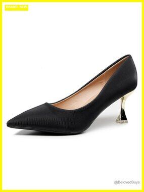 Women's Pointed Toe Stiletto Heel Pump Shoes for Party Evening Dress